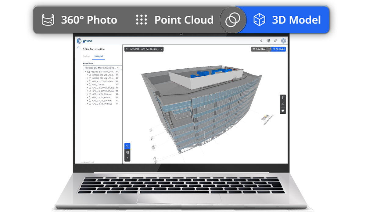 screenshot of FARO Sphere XG